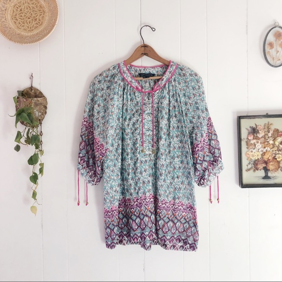 French Connection Tops - French Connection • Boho Flowy Top